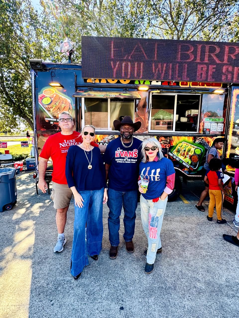 Neighbors at Joe Evans’s Elmo Library meet-and-greet — photograph 4