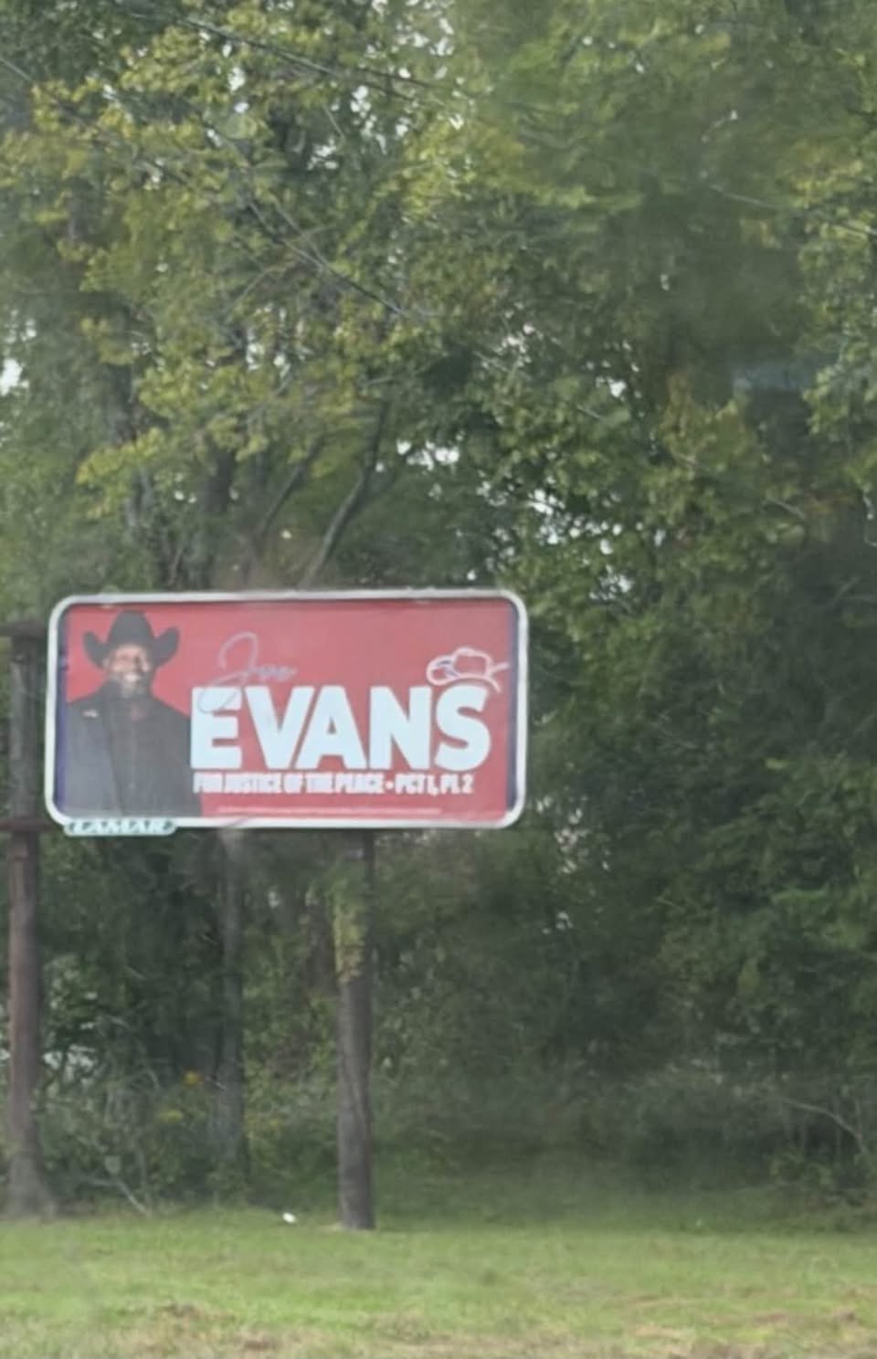 Roadside candidate billboards shared in the PAC’s October 12 update — photograph 4