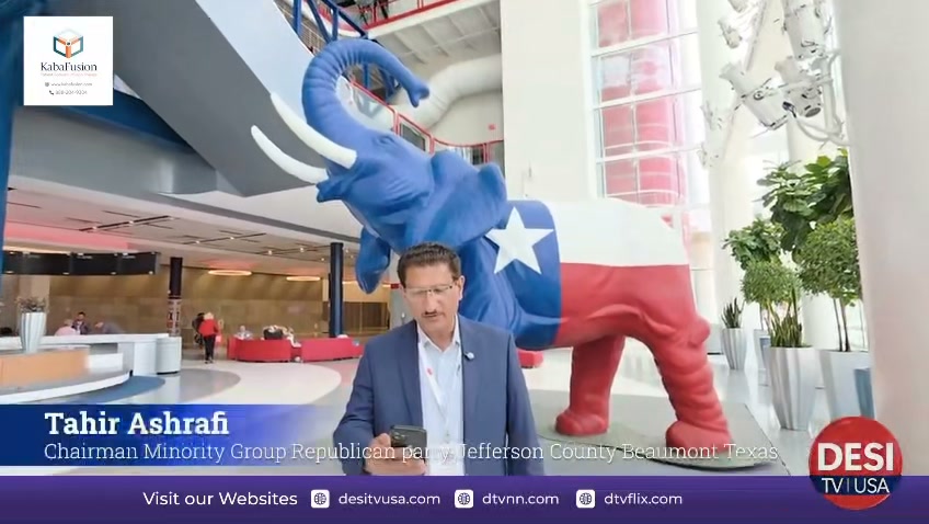 Tony Ashrafi interviewed at the Texas Republican Convention